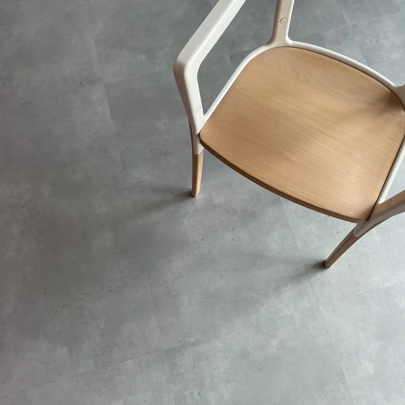 Dalle PVC Effet Béton Clair